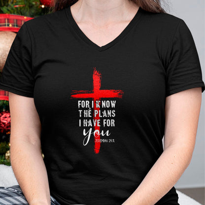 Christian Tee, Christian Faith Unisex T-Shirt/Hoodie/Sweatshirt HLT00 - Christian Quote Faith Jeremiah 29.11 T-Shirt (1)