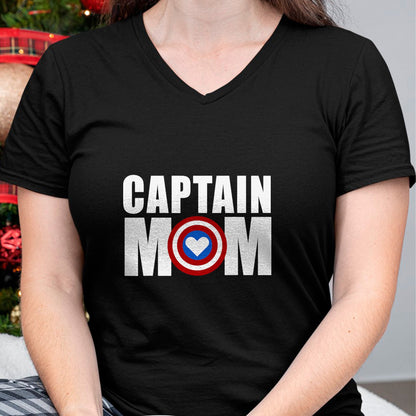 Gift for Mom Shirt, Funny Mom Unisex T-Shirt/Hoodie/Sweatshirt HLT00 - Funny Captain Mom Superhero Mother_s Day 2022 T-Shirt