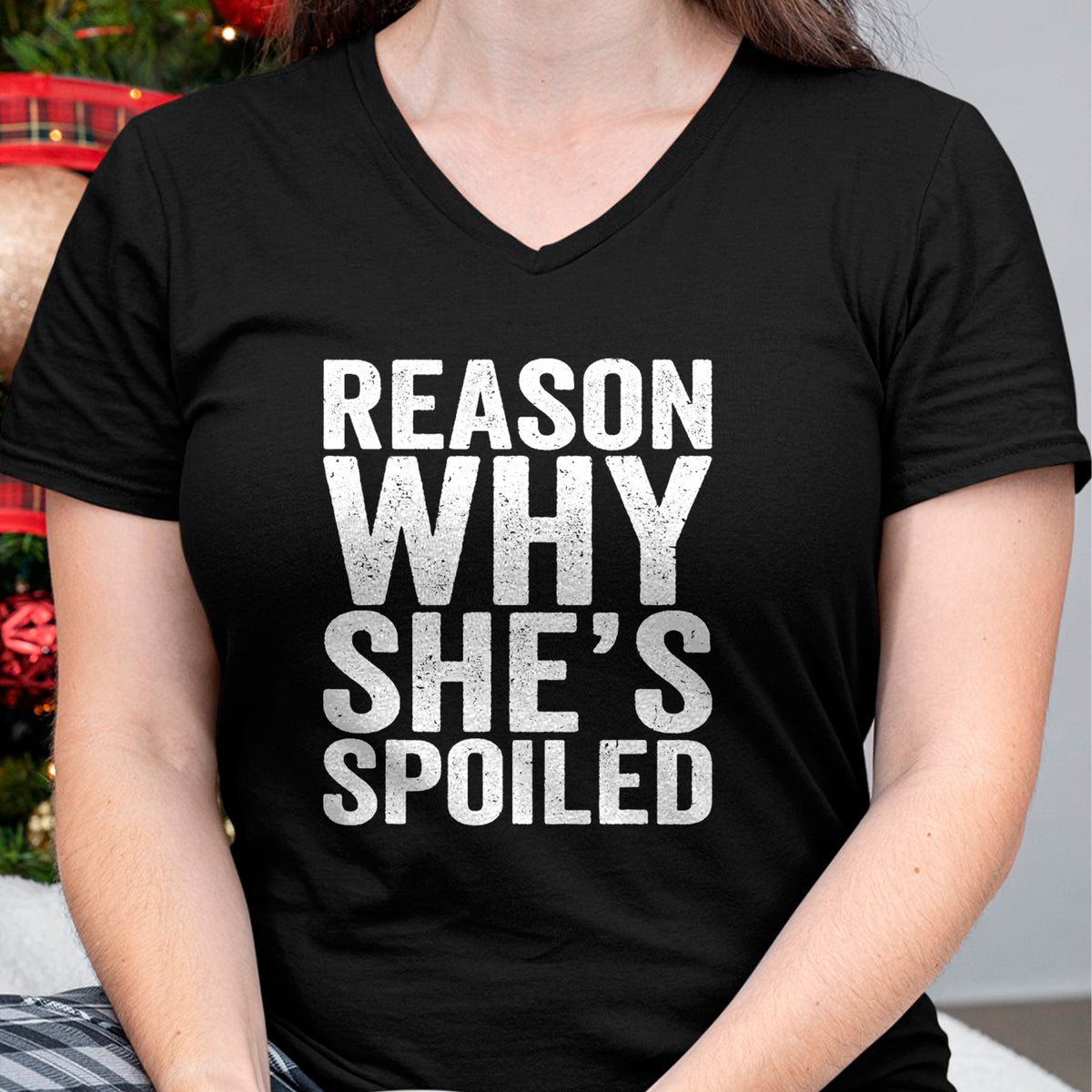 Best Wife Shirt, Wife and Husband Unisex T-Shirt/Hoodie/Sweatshirt HLT00 - Gift for wife T shirt, spoiled wife   Spoiled Reason Why She's Spoiled Funny Matching Couples T-Shir
