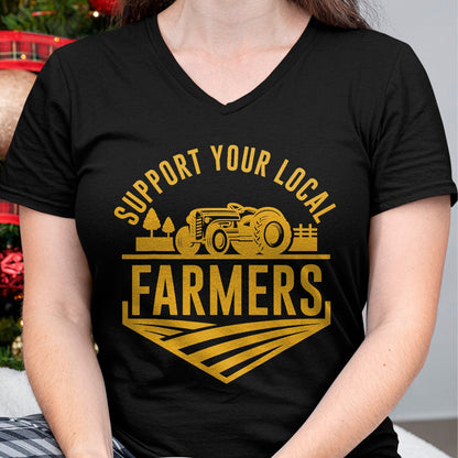 Best Farmer Life Shirt, Funny Farmer UnisexT-Shirt/Hoodie/Sweatshirt HLT00 - Farm Local Food Patriotic Farming Gift Idea Farmer T-Shirt Small