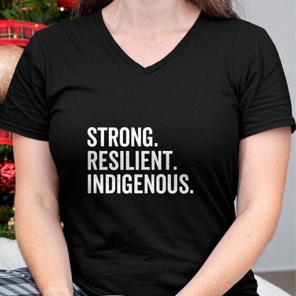 Native American T-Shirts, Vintage Native American Unisex T-Shirt/Hoodie/Sweatshirt HLT00 - Strong - Strong Resilient Indigenous Peoples_ Native Americans_ Day