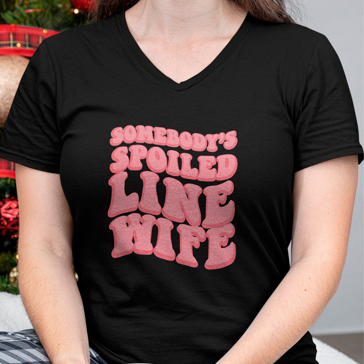 Best Wife Shirt, Wife and Husband Unisex T-Shirt/Hoodie/Sweatshirt HLT00 - Gift for wife T shirt, spoiled wife   Someone's Spoiled Line Wife - Lineman's Wife - Journeyman T-Sh