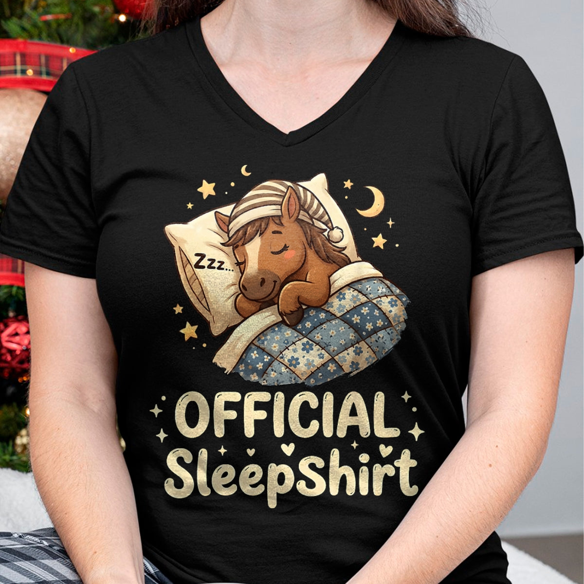 Best Horse Lover Shirt , Funny Horse UnisexT-Shirt/Hoodie/Sweatshirt HLT00 - Sleeping Horse Official Sleepshirt Sleepwear Pajama Bedtime T-Shirt