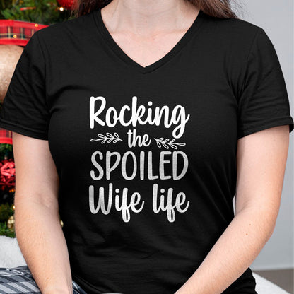 Best Wife Shirt, Wife and Husband Unisex T-Shirt/Hoodie/Sweatshirt HLT00 - Gift for wife T shirt, spoiled wife   Funny Spoiled Wife Art For Women Girls Husband Spoiled Wife Pr (20)