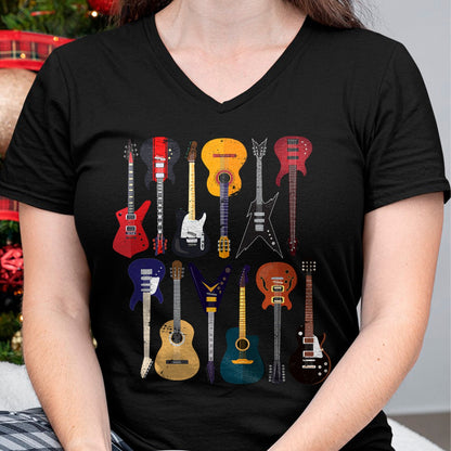 Guitar Lover Shirt, Funny Guitar UnisexT-Shirt/Hoodie/Sweatshirt HLT00 - Guitar Collection Rocker Gift Guitarist T-Shirt