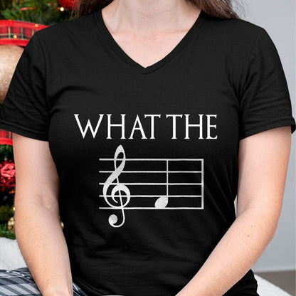 Best Teacher Shirt, Funny Teacher UnisexT-Shirt/Hoodie/Sweatshirt HLT00 - What The F Musical Note T-Shirt
