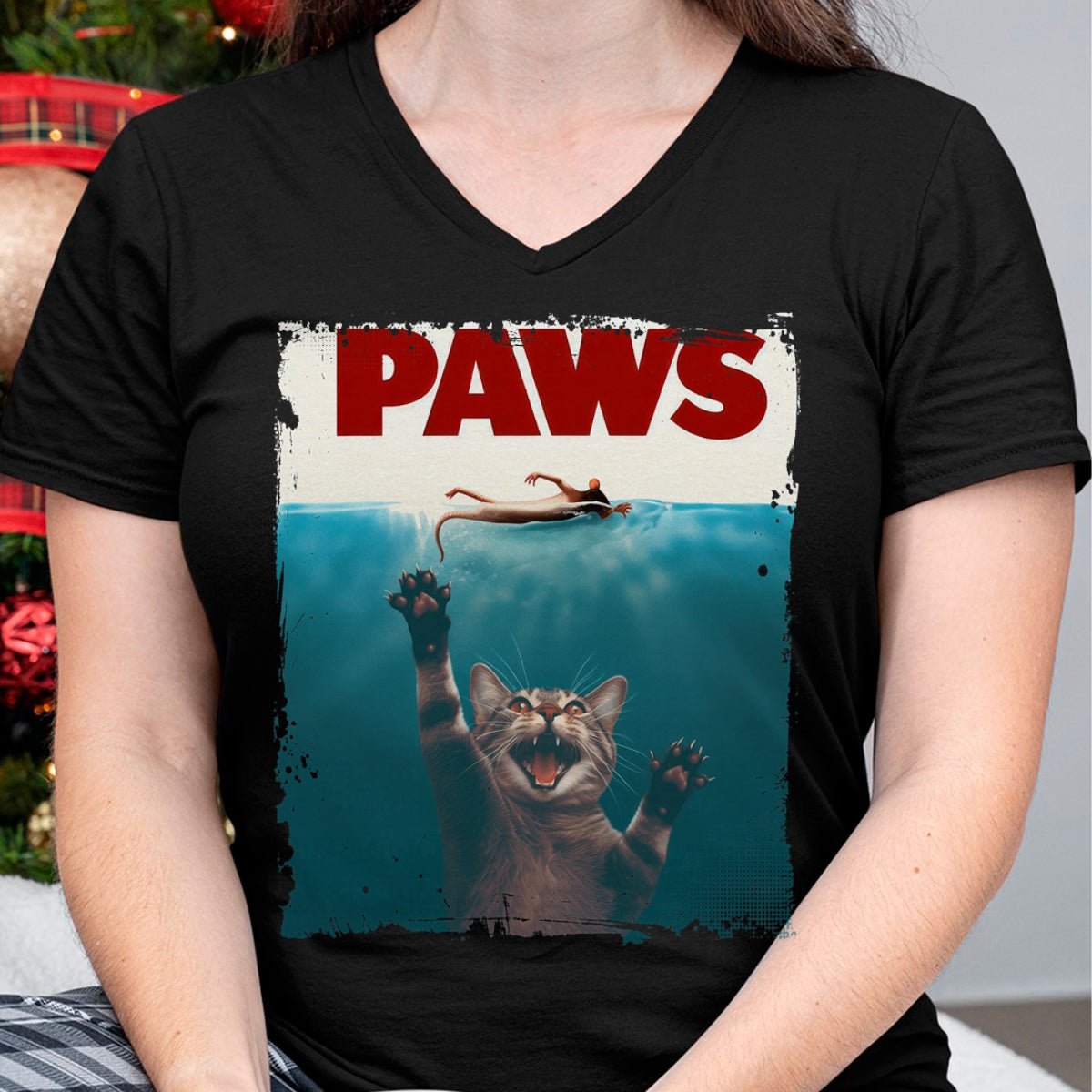 Cat Love Shirt, Funny Cat Lover Gift UnisexT-Shirt/Hoodie/Sweatshirt HLT00 - Paws Kitten Meow Parody Funny Cat Lover Gifts Cute Cat T-Shirt