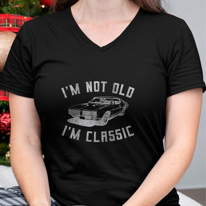 Best Wife Shirt, Wife and Husband Unisex T-Shirt/Hoodie/Sweatshirt HLT00 - I'm Not Old I'm Classic Funny Car Graphic - Mens & Womens Short Sleeve T-Shirt (1)