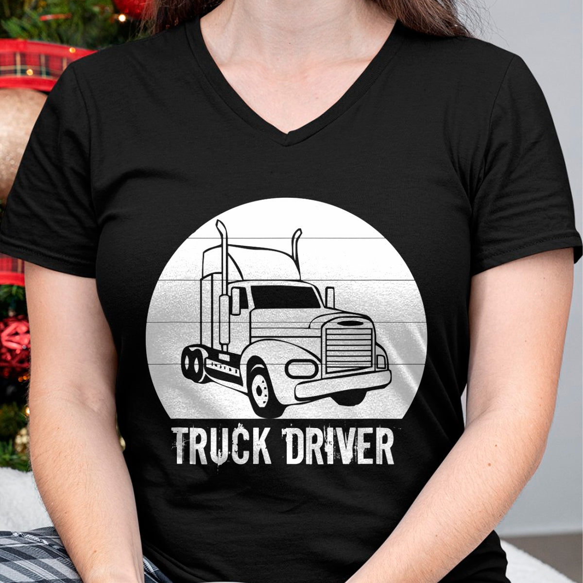 Best Truck Driver Life Shirt, Funny Trucker UnisexT-Shirt/Hoodie/Sweatshirt HLT00 - Truck Driver T-Shirt (4)