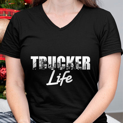 Best Truck Driver Life Shirt, Funny Trucker UnisexT-Shirt/Hoodie/Sweatshirt HLT00 - Truck Driver Trucker Life T-Shirt