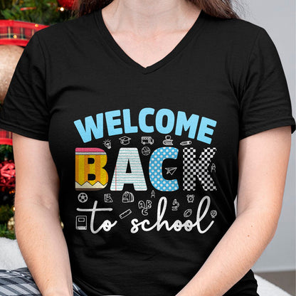Best Student Shirt, Funny Back To School UnisexT-Shirt/Hoodie/Sweatshirt HLT00 - Welcome Back to School Shirt Teacher Student Gift Boys Girls T-Shirt