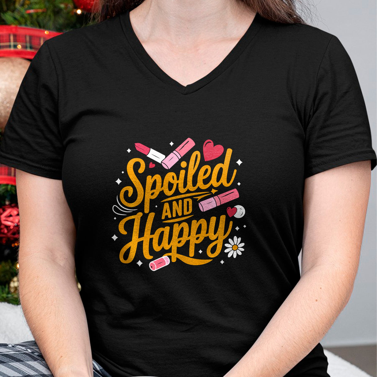 Best Wife Shirt, Wife and Husband Unisex T-Shirt/Hoodie/Sweatshirt HLT00 - Gift for wife T shirt, spoiled wife   Spoiled And Happy Spoiled Wife Sweatshirt