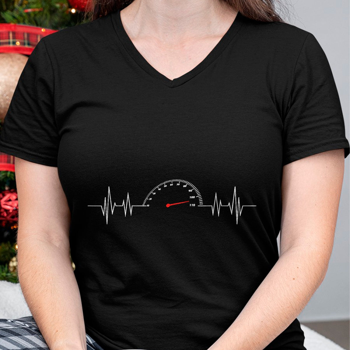 Best Mechanic Life Shirt, Funny Mechanic UnisexT-Shirt/Hoodie/Sweatshirt HLT00 - Car Speedometer Heartbeat - Car Guy Auto Mechanic T-Shirt