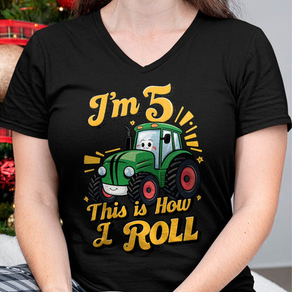 Best Farmer Life Shirt, Funny Farmer UnisexT-Shirt/Hoodie/Sweatshirt HLT00 - Kids Farm Green Tractor 5th Birthday Party Farmer Boy 5 Year Old T-Shirt