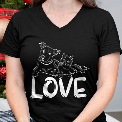 Cat Love Shirt, Funny Cat Lover Gift UnisexT-Shirt/Hoodie/Sweatshirt HLT00 - I Love My Cat Dog Animal Paws T-Shirt for Men Women Kids