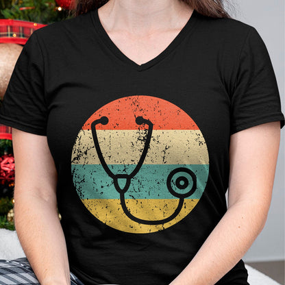 Best Doctor Shirt, Funny Doctor UnisexT-Shirt/Hoodie/Sweatshirt HLT00 - Doctor Nurse Vintage Retro Stethoscope T-Shirt
