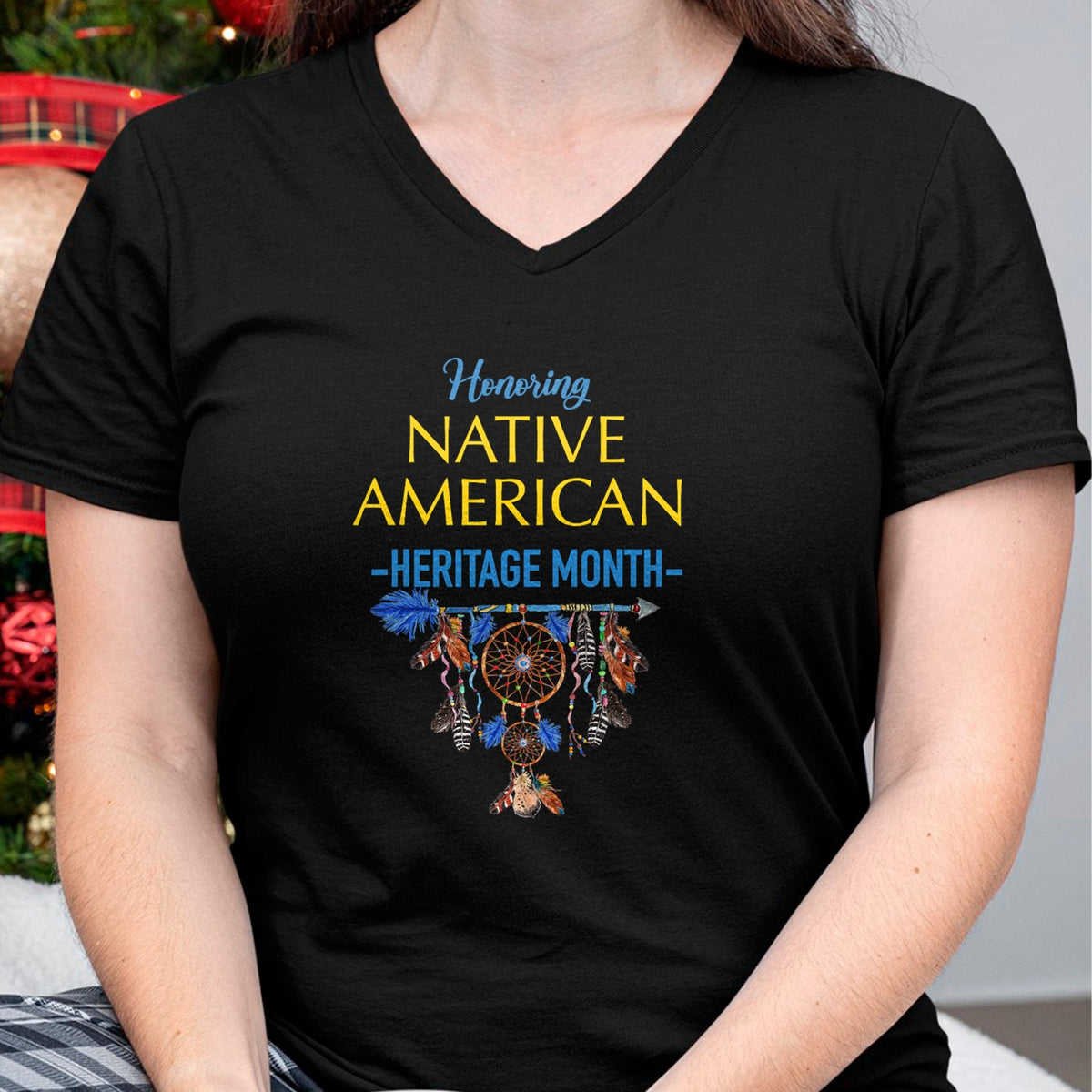 Native American T-Shirts, Vintage Native American Unisex T-Shirt/Hoodie/Sweatshirt HLT00 - It_s All Indian Land Native American Heritage Month 2021