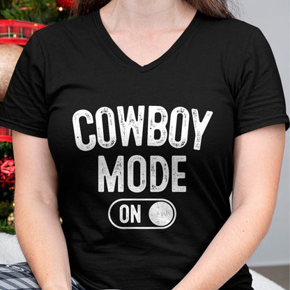 Best Farmer Life Shirt, Funny Farmer UnisexT-Shirt/Hoodie/Sweatshirt HLT00 - Cowboy Mode On Costume Funny Farmer Rodeo Gift Rancher T-Shirt