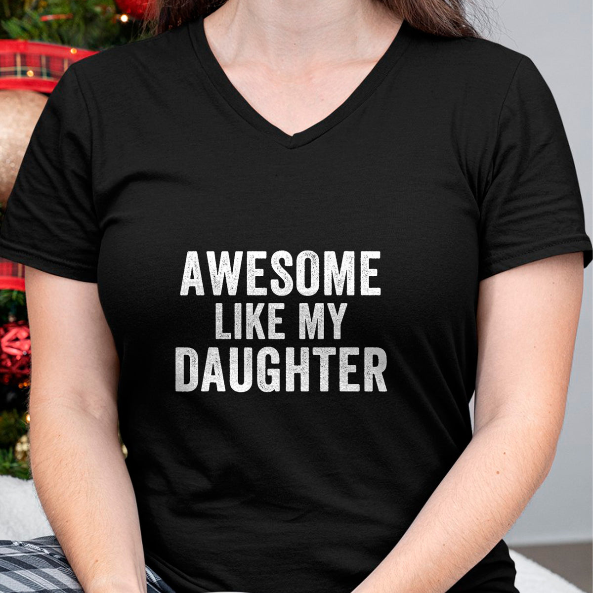 Best Wife Shirt, Wife and Husband Unisex T-Shirt/Hoodie/Sweatshirt HLT00 - Awesome Like My Daughter Funny Father’s Day Humor Proud Dad T-Shirt