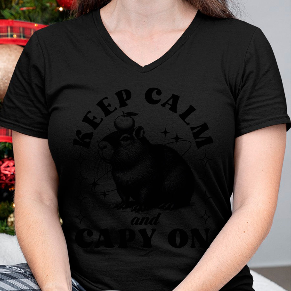 Cute Capybara Shirt, Funny Capybara Unisex T-Shirt/Hoodie/Sweatshirt HLT00 - Sarcastic Capybara Long Sleeve T-Shirt