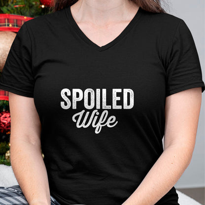 Best Wife Shirt, Wife and Husband Unisex T-Shirt/Hoodie/Sweatshirt HLT00 - Gift for wife T shirt, spoiled wife   Broke Husband Spoiled Wife Funny Matching Couples T-Shirt