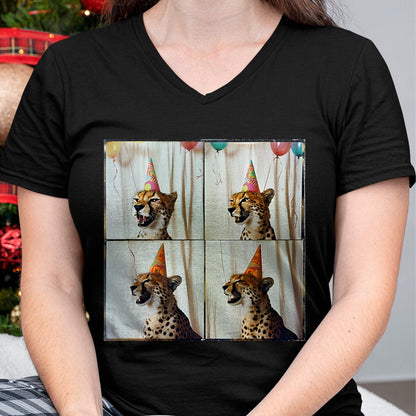 Cat Love Shirt, Funny Cat Lover Gift UnisexT-Shirt/Hoodie/Sweatshirt HLT00 - African Cheetah Lover Colorful Safari Animal Birthday T-Shirt