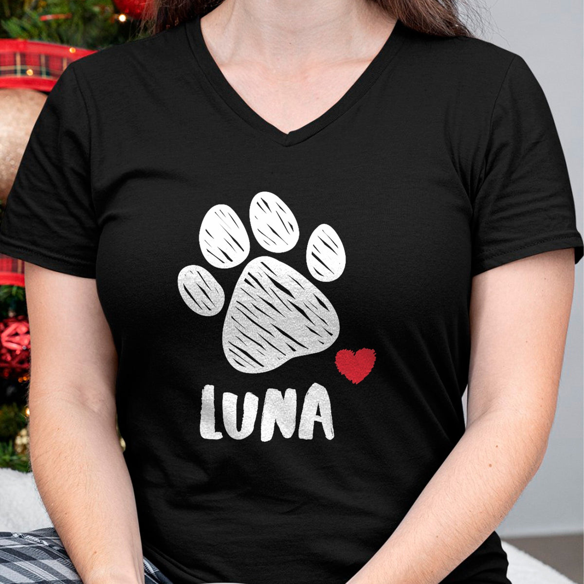 Dog Love Shirt, Dog Lover Gift T-Shirt/Hoodie/Sweatshirt HLT00 - Luna My Dog Luna I love My Dog Luna Puppy Love Dog Lover T-Shirt