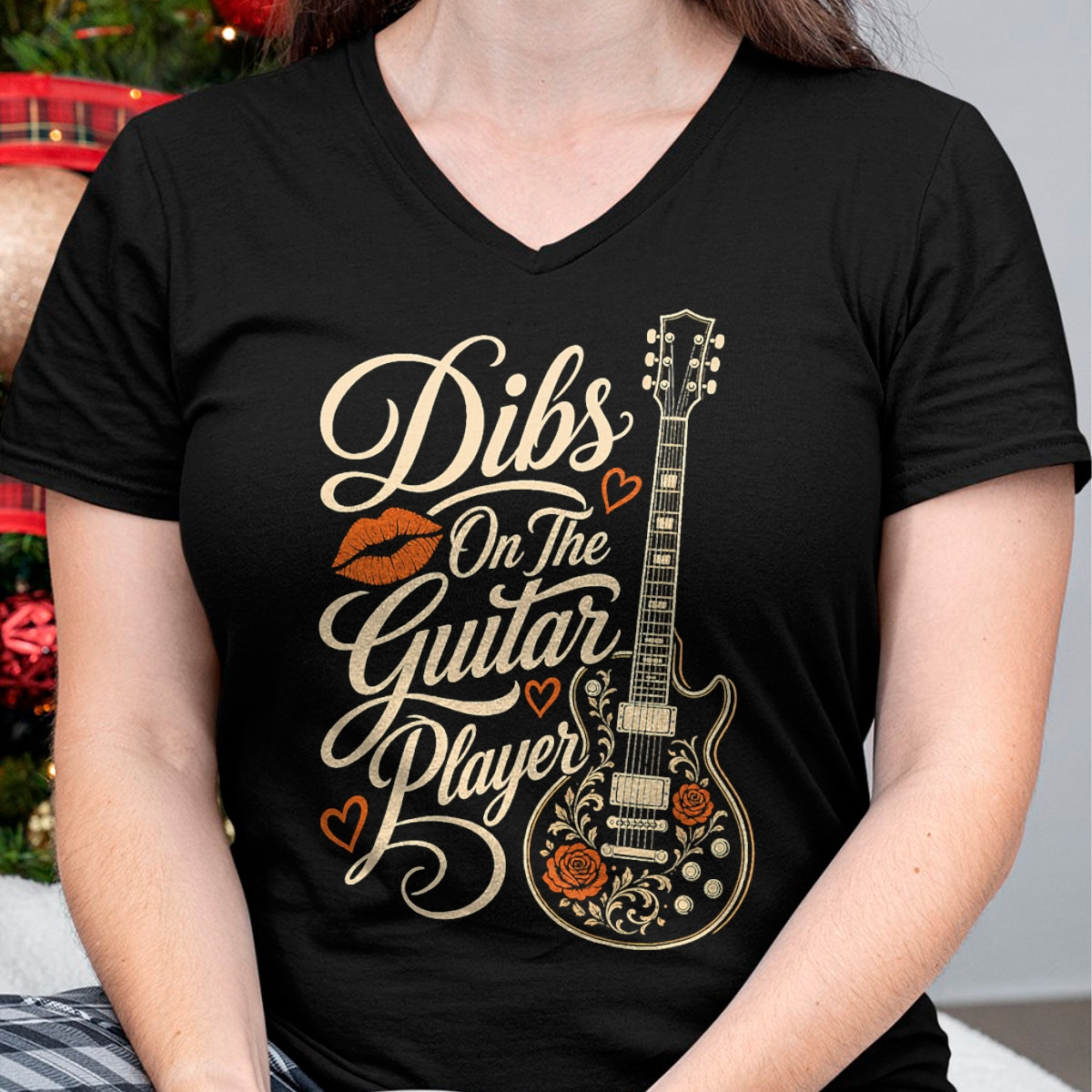 Guitar Lover Shirt, Funny Guitar UnisexT-Shirt/Hoodie/Sweatshirt HLT00 - Guitar Dibs On The Guitar Player Vintage Guitarist Gift T-Shirt