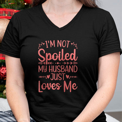 Best Wife Shirt, Wife and Husband Unisex T-Shirt/Hoodie/Sweatshirt HLT00 - Gift for wife T shirt, spoiled wife   Funny Spoiled Wife Art For Women Girls Husband Spoiled Wife Ra (7)