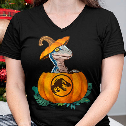Best Dinosaur Lover Shirt, Funny Dinosaur UnisexT-Shirt/Hoodie/Sweatshirt HLT00 - Jurassic World Halloween Dinosaur Pumpkin Logo T-Shirt