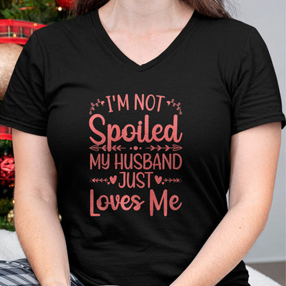 Best Wife Shirt, Wife and Husband Unisex T-Shirt/Hoodie/Sweatshirt HLT00 - Gift for wife T shirt, spoiled wife   Funny Spoiled Wife Art For Women Girls Husband Spoiled Wife Pr (10)