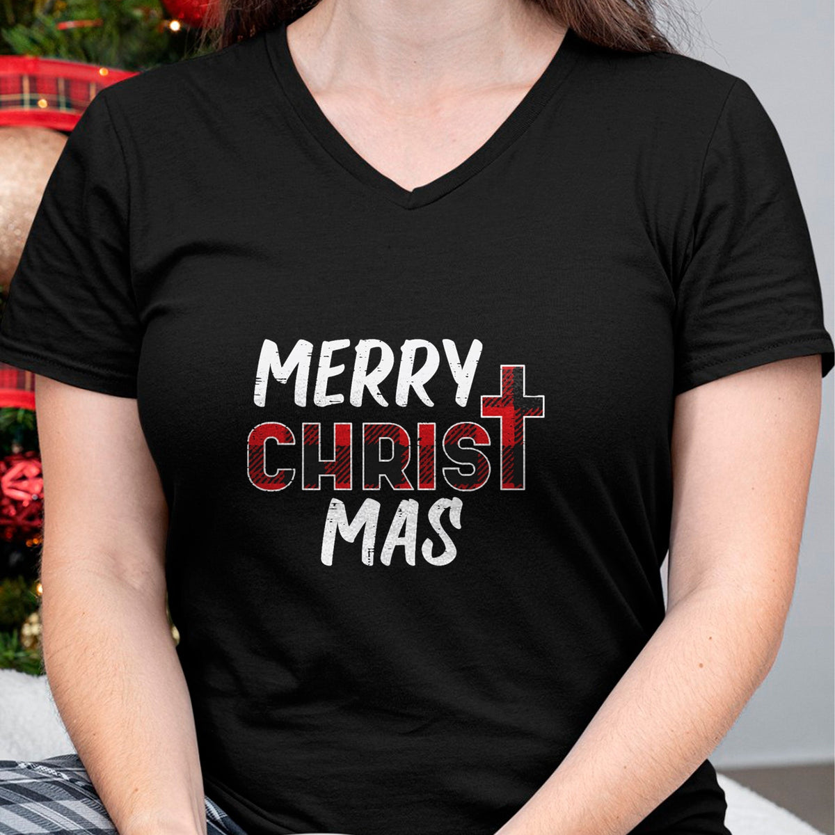 Christian Tee, Christian Faith Unisex T-Shirt/Hoodie/Sweatshirt HLT00 - Merry Christ Mas Christian Jesus Christmas Xmas T-Shirt