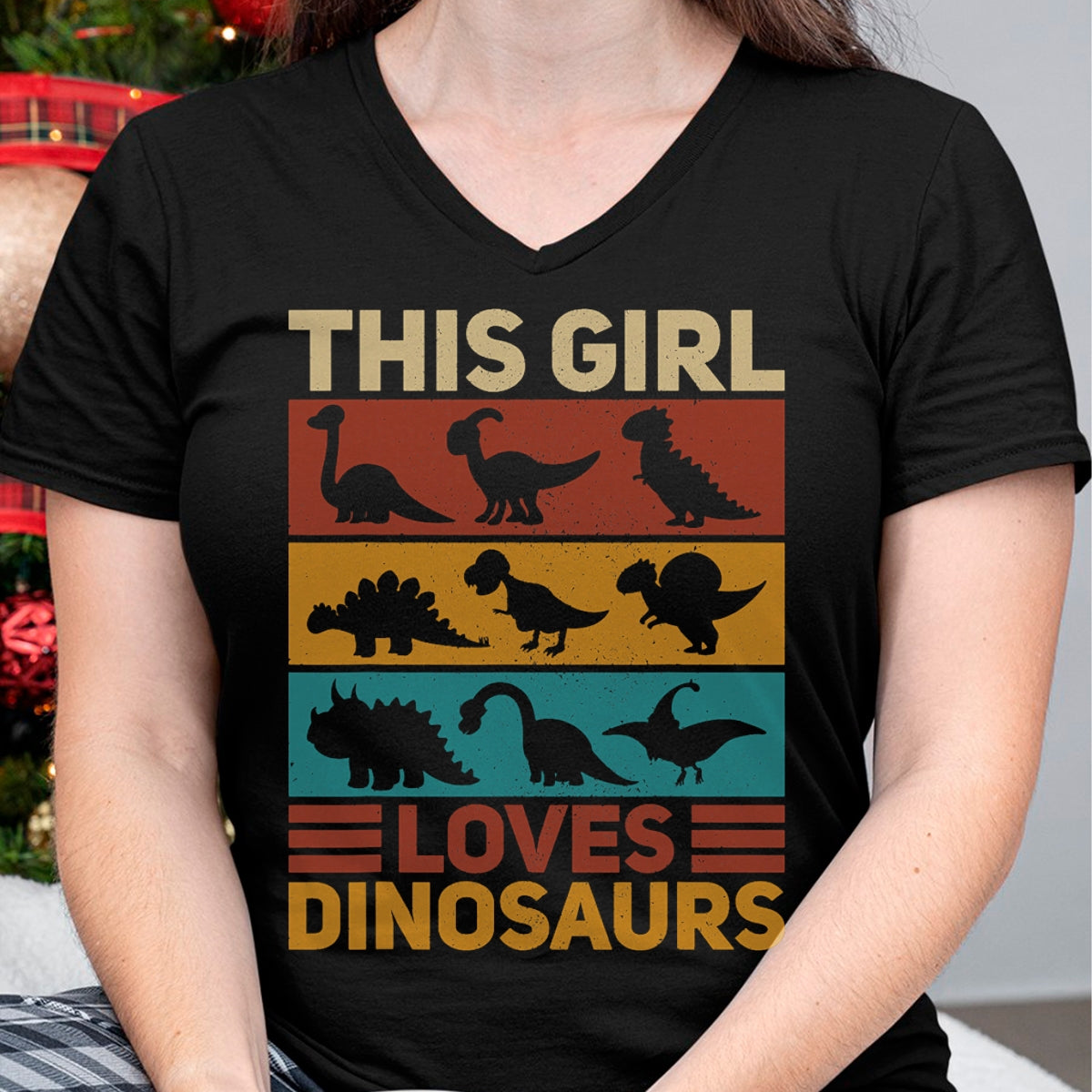 Best Dinosaur Lover Shirt, Funny Dinosaur UnisexT-Shirt/Hoodie/Sweatshirt HLT00 - This Girl Loves Dinosaurs Vintage Dinosaur Outfit Dinosaur T-Shirt