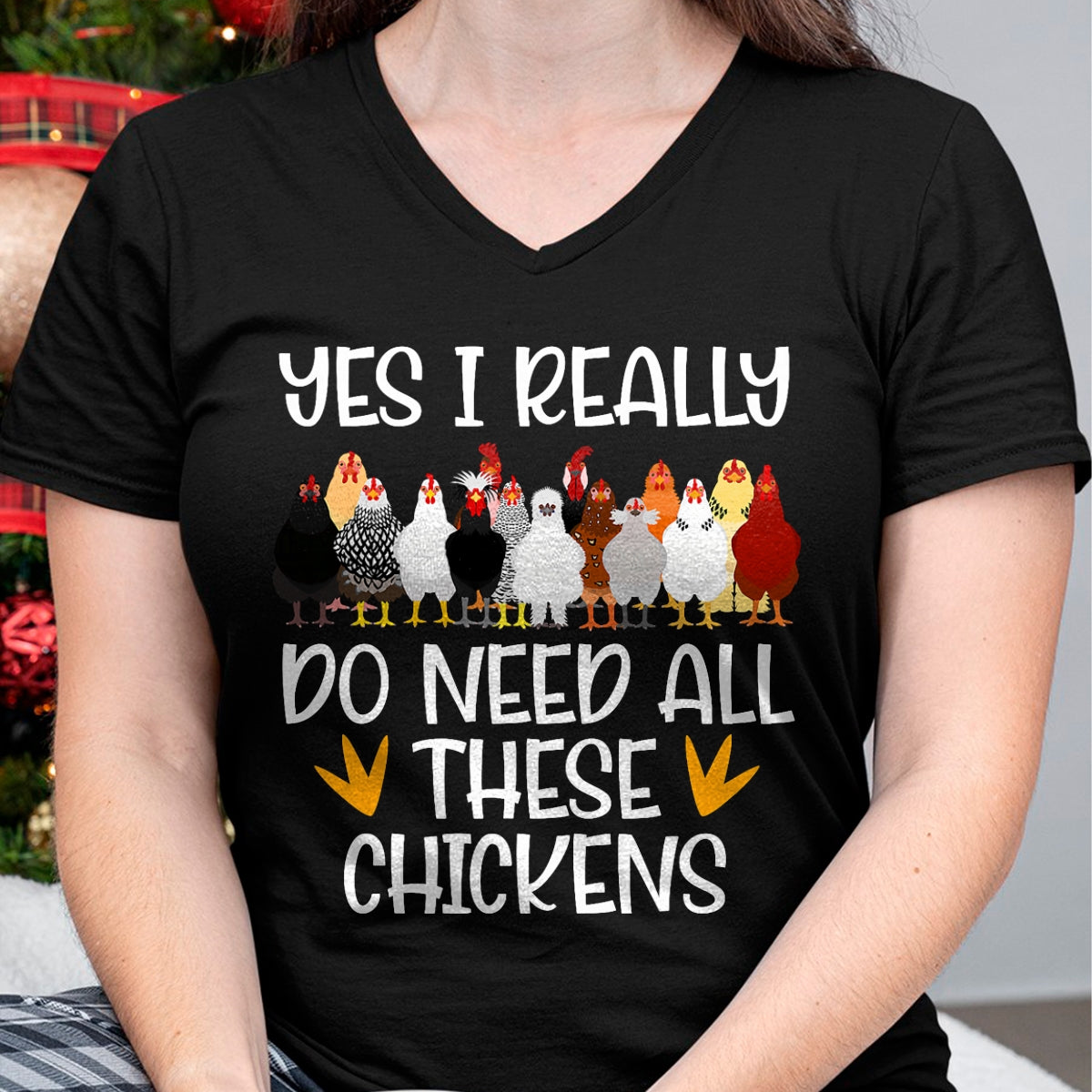 Best Farmer Life Shirt, Funny Farmer UnisexT-Shirt/Hoodie/Sweatshirt HLT00 - Yes I Really Do Need All These Chickens - Funny Farmer T-Shirt