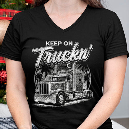 Best Truck Driver Life Shirt, Funny Trucker UnisexT-Shirt/Hoodie/Sweatshirt HLT00 - Semi Truck Driver Trucking T-Shirt (9)