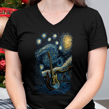 Guitar Lover Shirt, Funny Guitar UnisexT-Shirt/Hoodie/Sweatshirt HLT00 - Starry Guitar Gifts Guitarist Rock Concert Festival Guitar T-Shirt
