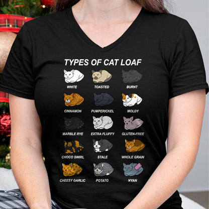 Cat Love Shirt, Funny Cat Lover Gift UnisexT-Shirt/Hoodie/Sweatshirt HLT00 - Cat Loaf Kitten Lover Funny Bread Baker Pastry Chef T-Shirt
