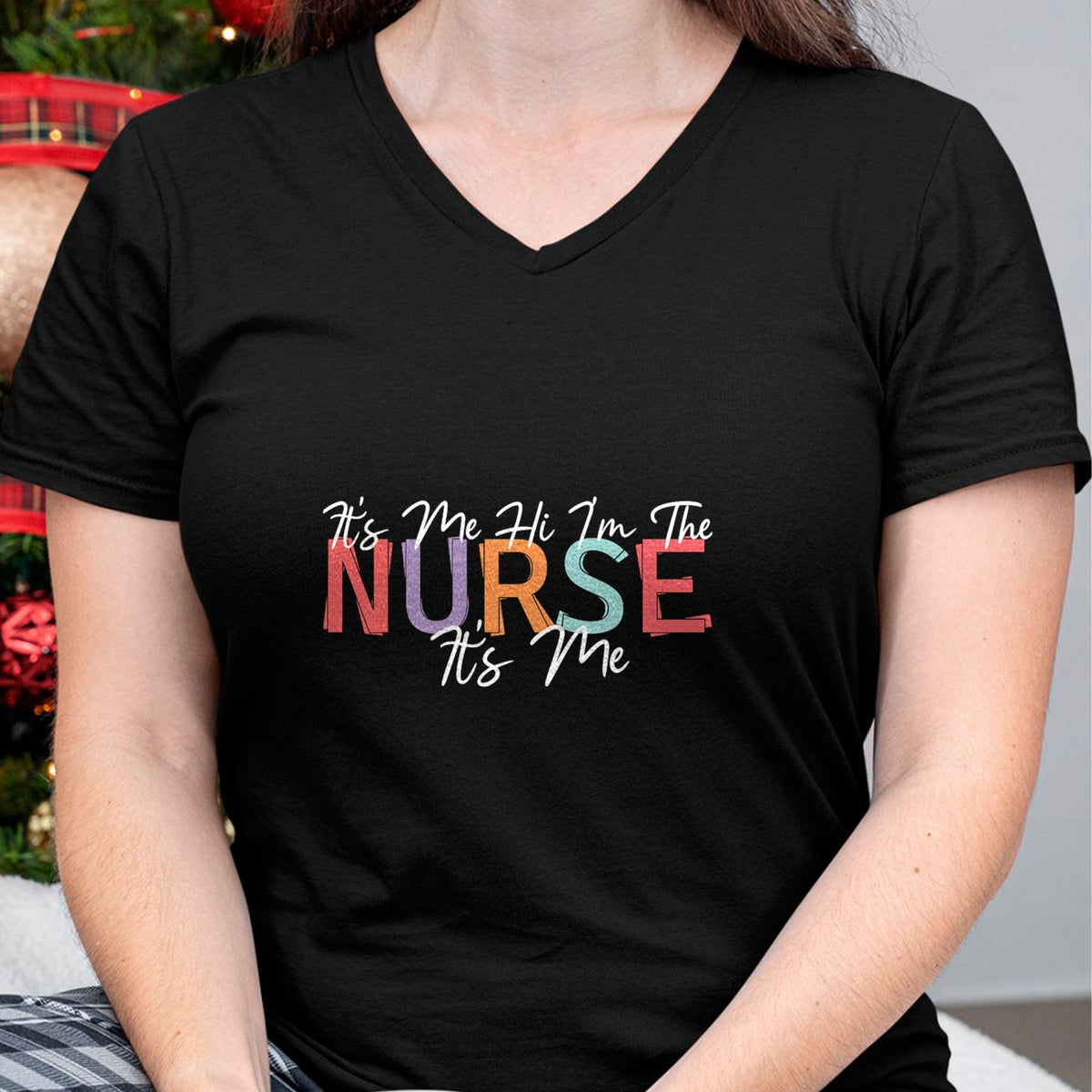 Funny Nurse Shirt, Nurse Unisex T-Shirt/Hoodie/Sweatshirt HLT00 - Nursing humor Its Me Hi I'm The Nurse RN ER NICU LPN T-Shirt