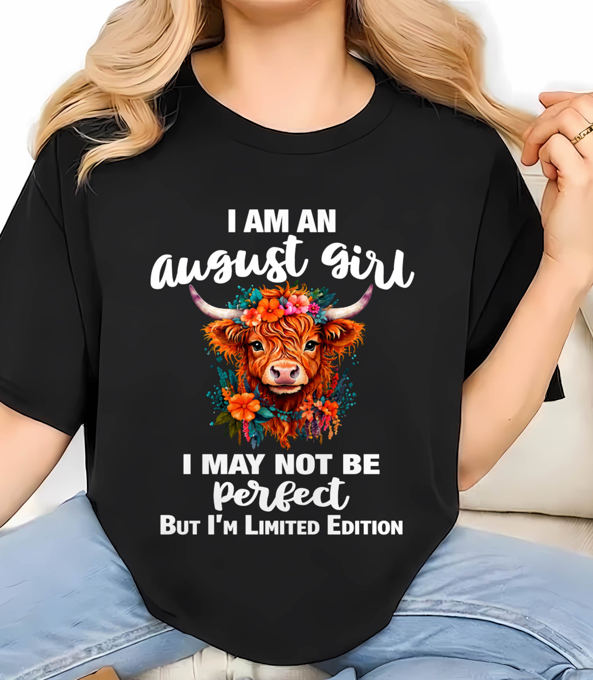 AUGUST GIRL ONE OF A KIND TEE - FOR WOMEN - TLEE08 (SKU2607-296-08)