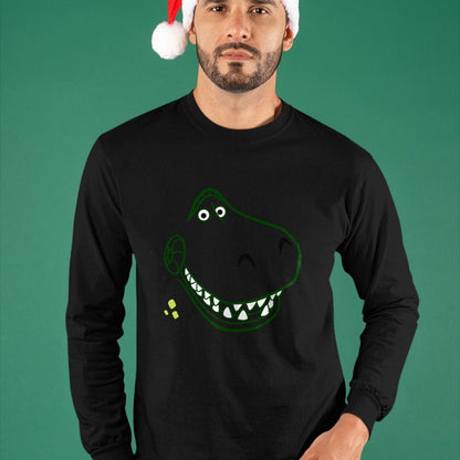 Best Dinosaur Lover Shirt, Funny Dinosaur UnisexT-Shirt/Hoodie/Sweatshirt HLT00 - E.T. Rex Funny Dinosaur Shirt T-Rex on Bike Over The Moon T-Shirt