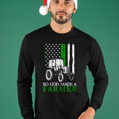 Best Farmer Life Shirt, Funny Farmer UnisexT-Shirt/Hoodie/Sweatshirt HLT00 - So God Made A Farmer, Farming Farmer T-Shirt (4)