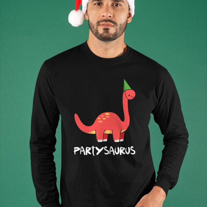 Best Dinosaur Lover Shirt, Funny Dinosaur UnisexT-Shirt/Hoodie/Sweatshirt HLT00 - Partysaurus dinosaur with party hat will party celebrations T-Shirt
