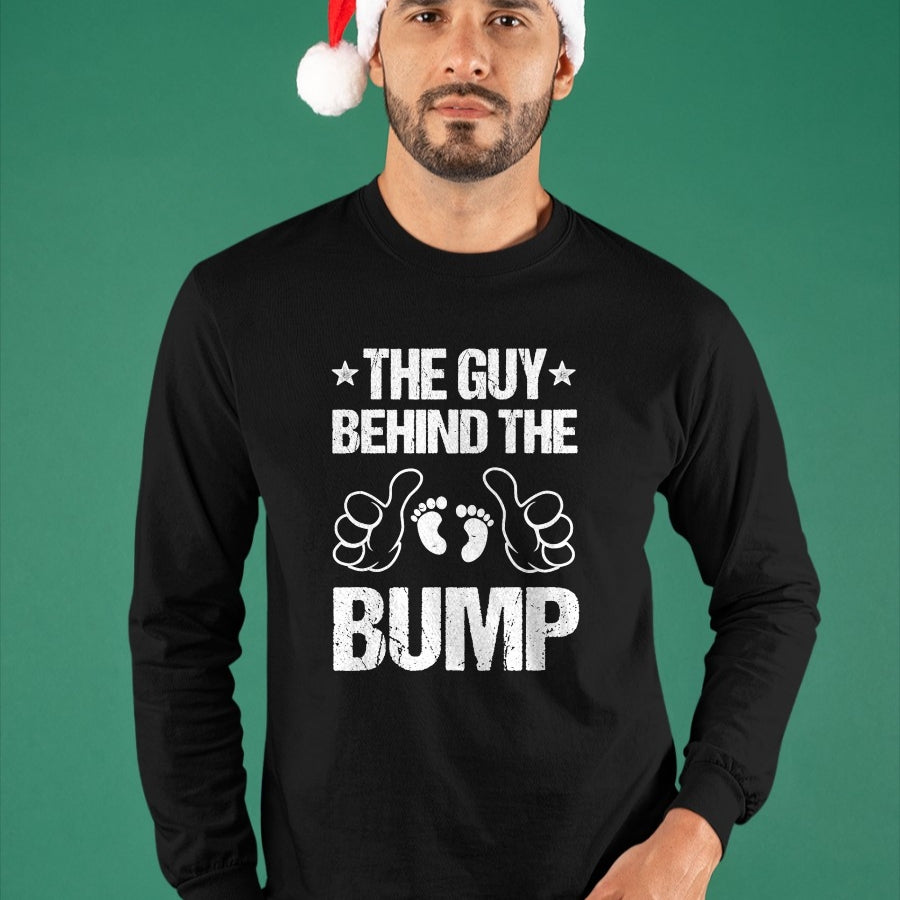 Best Wife Shirt, Wife and Husband Unisex T-Shirt/Hoodie/Sweatshirt HLT00 - The Guy Behind The Bump Pregnancy Announcement For Dad T-Shirt