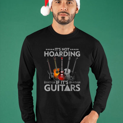 Guitar Lover Shirt, Funny Guitar UnisexT-Shirt/Hoodie/Sweatshirt HLT00 - It_s Not Hoarding If Its Guitars Vintage T-Shirt