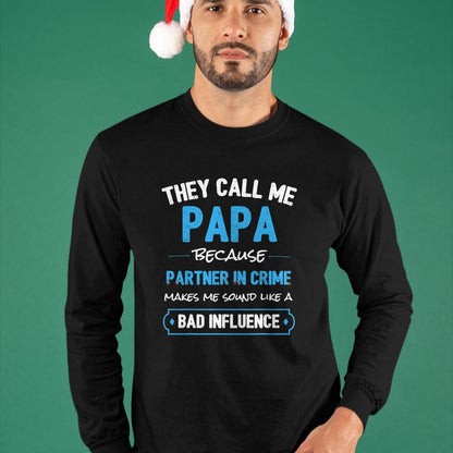 Best Grandpa Shirt, Proud Grandpa Unisex T-Shirt/Hoodie/Sweatshirt HLT00 - Funny Grandpa Papa Partner In Crime Dad T-Shirt