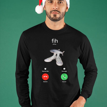 Funny Fishing Shirt, Gift For Fishing Lover Unisex T-Shirt/Hoodie/Sweatshirt HLT00 - Fih Meme Shirt Fish Calling Shirt Misspelled fih is Calling T-Shirt