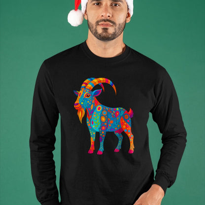 Best Farmer Life Shirt, Funny Farmer UnisexT-Shirt/Hoodie/Sweatshirt HLT00 - Psychedelic Goat T-Shirt