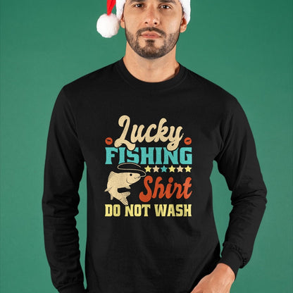 Gift for Dad Shirt, Funny Dad Unisex T-Shirt/Hoodie/Sweatshirt HLT00 – Funny My Lucky Fishing Shirt For Men Women Dad T-Shirt