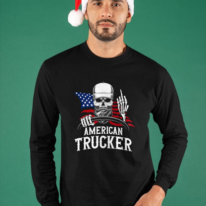 Best Truck Driver Life Shirt, Funny Trucker UnisexT-Shirt/Hoodie/Sweatshirt HLT00 - American Trucker for Patriotic Truck Driver T-Shirt
