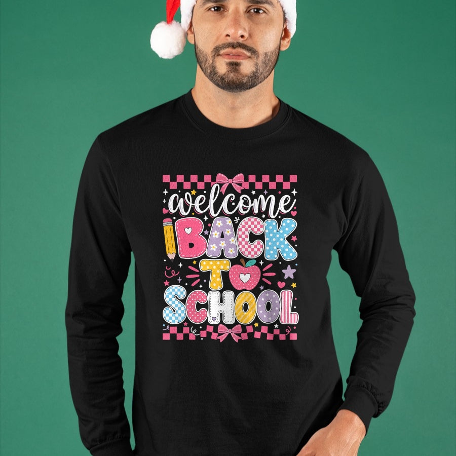 Best Student Shirt, Funny Back To School UnisexT-Shirt/Hoodie/Sweatshirt HLT00 - Welcome Back to School Happy First Day of School Teacher Kid T-Shirt